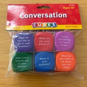 Conversation Cubes by Learning Resources - Multicolor